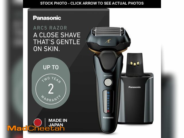 Lot 74-12715787 - Panasonic Electric Razor for Men, Electric Shaver for Men, ARC5 with Premium Automatic Cleaning and ...