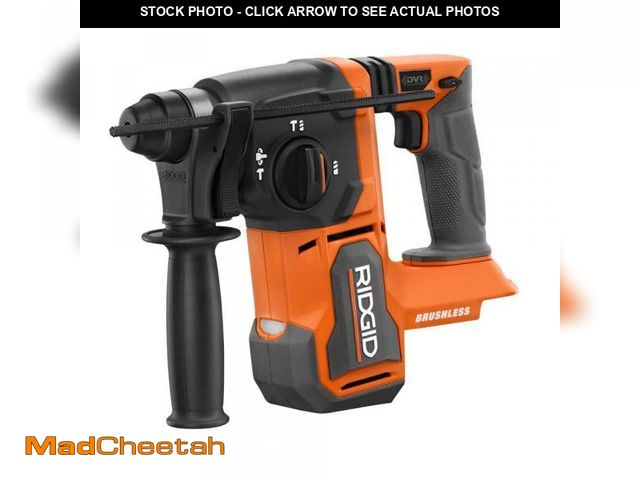 Lot 74-12055063 - RIDGID 18V Brushless Cordless 1 in. SDS-Plus Rotary Hammer (Tool Only) - UNUSED