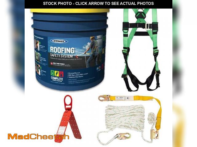 Lot 74-12412755 - Werner Fall Protection Roofing Safety System Compliance Kit - UNUSED