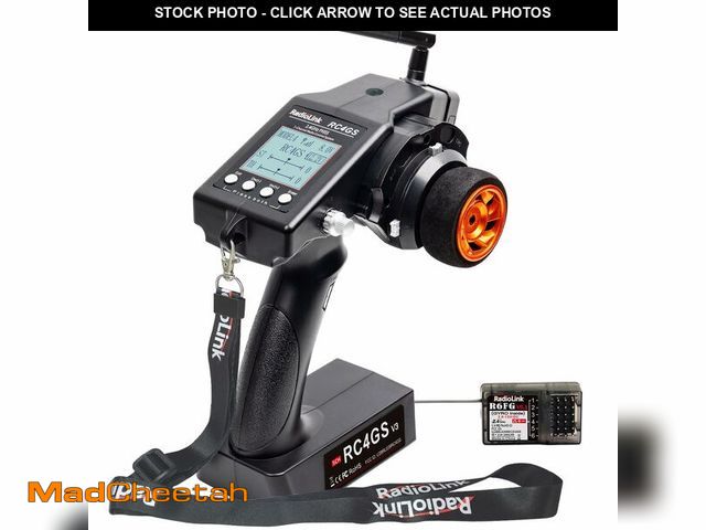 Lot 74-12458285 - Radiolink RC4GS V3 5 Channels RC Transmitter and Receiver, 2.4GHz Surface Remote Controller R6FG Gyr...