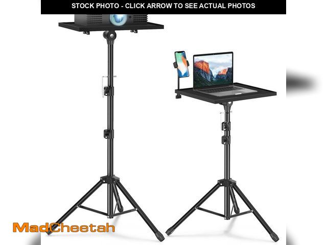 Lot 74-12700533 - Facilife Projector Stand Tripod - Laptop Tripod Projector Stand Adjustable Height 22 to 47 Inch, Pro...