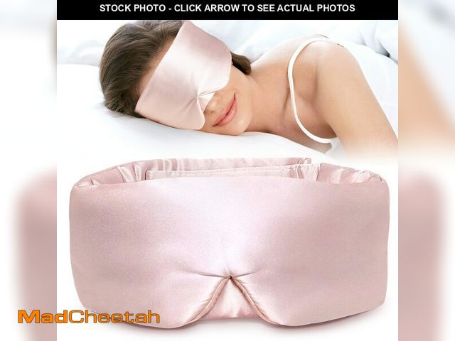 Lot 74-13776936 - LitBear Silk Sleep Mask for Side Sleeper, Eye Mask Sleeping for Women Men 100% 22 Momme Pure Mulberr...