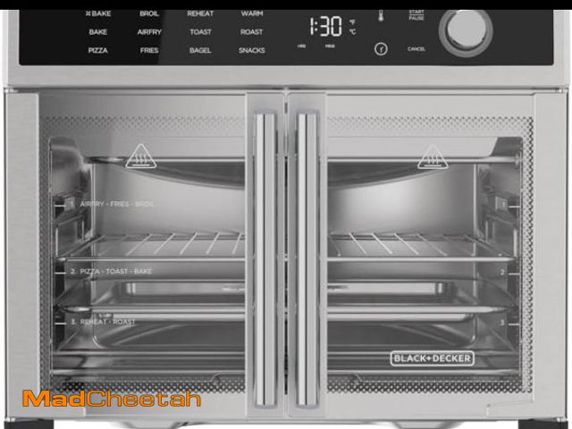 Lot 74-12294232 - BLACK+DECKER Crisp  N Bake Air Fryer Toaster Oven Combo  12 in 1 Countertop Convection Oven Cooks Fo...