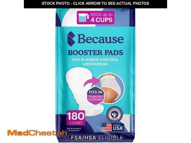 Lot 74-14598825 - Because Overnight Booster Pads Fit All Adult Diapers, Helps Keep Your Adult Diaper Active All Night,...