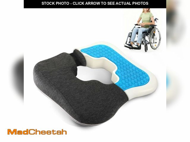 Lot 74-13569468 - Gel Wheelchair Cushions for BedSores Prevention,Bed Sore Pad Cushion for Butt - Pain Relief for Long...