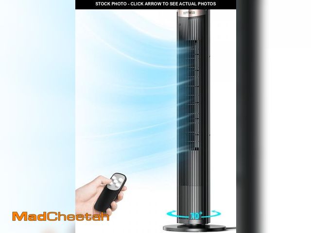 Lot 74-12155903 - NFTIGB 40 inch Tower Fan for Home, 70Â° Oscillating Standing Floor Fan with Remote, 5 Speeds 3 Modes...