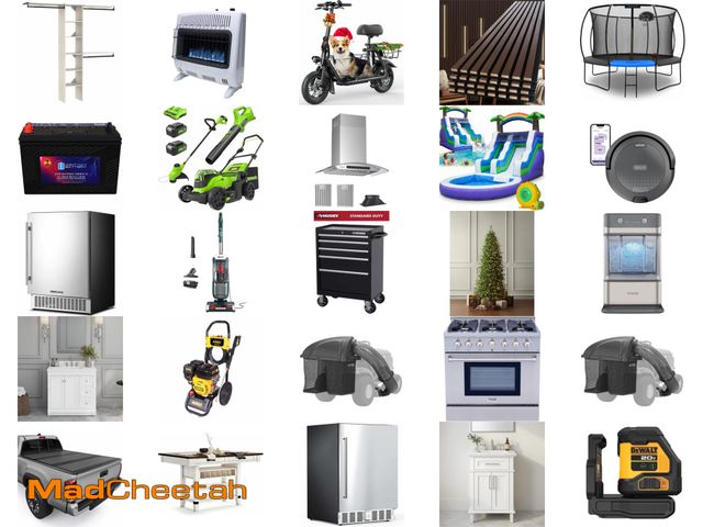 MadCheetah Holland - Overstock, Returns - Home Furnishings, Sports Equipment, Tools and Home Improvement - October 15, 2026