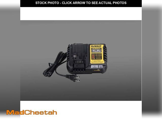 Lot 74-12778345 - DeWalt DCB1104 12V/20V 4 Amp Battery Charger - UNUSED