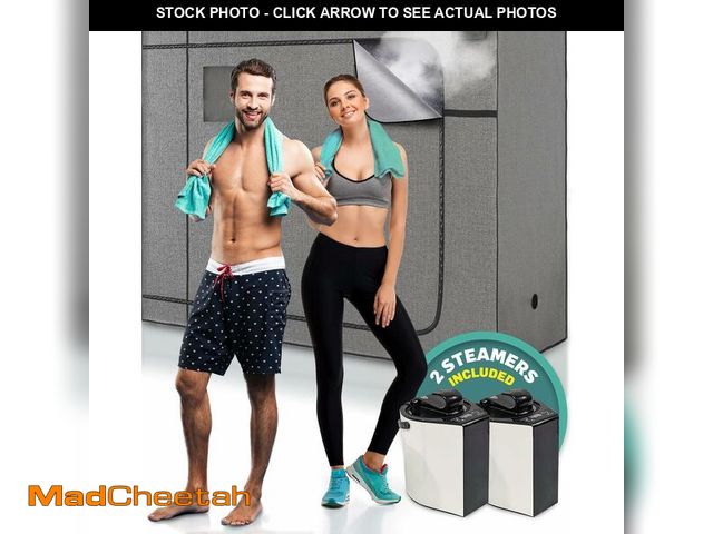 Lot 74-13213645 - 3 Person Full Body Sauna Box - Portable Sauna for Home Relaxation, Muscle Recovery, and Skin Health ...