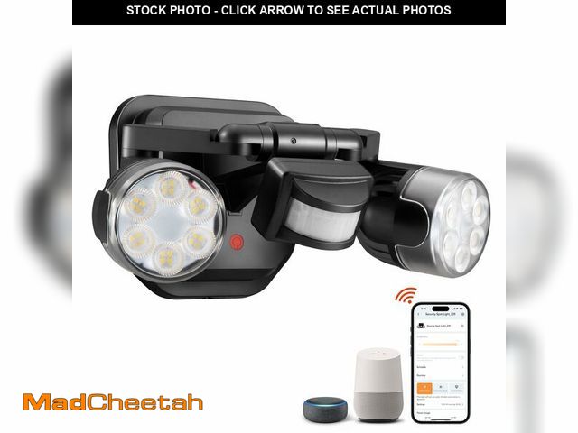 Lot 74-12715628 - OREiN Motion Sensor Outdoor Lights, AC Smart WiFi Flood Lights Outdoor Connect to The Third Platform...