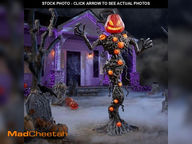 Lot 74-13821683 - 6.5 FT Wicked Woods LED Pumpkin Vine Creature - UNUSED