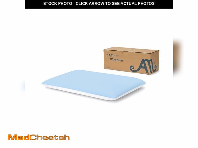 Lot 74-12897743 - AM AEROMAX 2.75 Inches Standard Size Hyper Slim Memory Foam Pillow for Stomach and Back Sleepers - T...