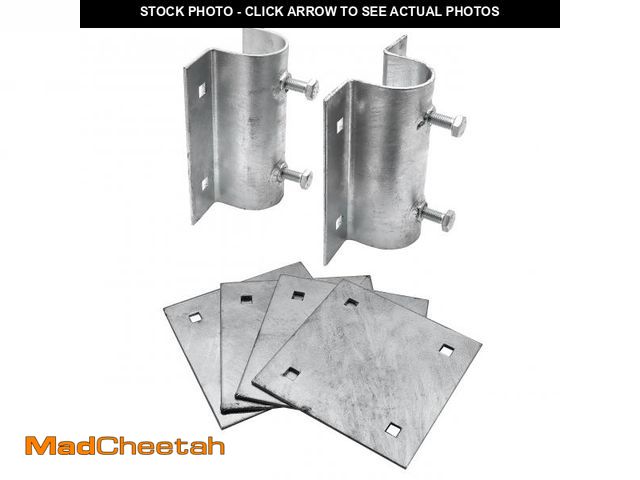 Lot 74-12349883 - Extreme Max 3005.5519 Dock Post Bracket Kit - Includes Two Post Brackets and Four Mounting Plates - ...