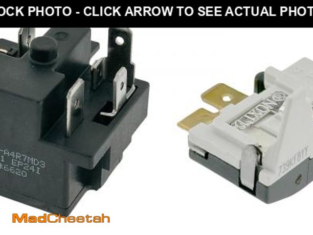 Lot 74-11555683 - QPE2-A4R7MD3 6Pin Refrigerator Freezer PTC Start Relay/Starter and Overload Protector Compatible wit...