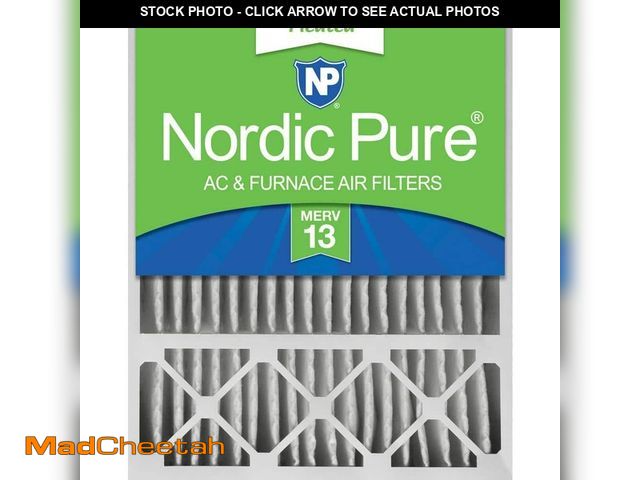 Lot 74-14223285 - Nordic Pure 16 in. x 25 in. x 5 in. Honeywell/Lennox Replacement MERV 13 Air Filter (1-Pack) - UNUSE...
