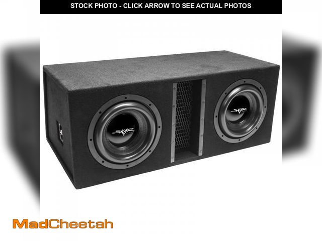 Lot 74-12541151 - Skar Audio Dual 10" 4000W Loaded EVL Series Vented Subwoofer Enclosure | EVL-2X10D4 - UNUSED