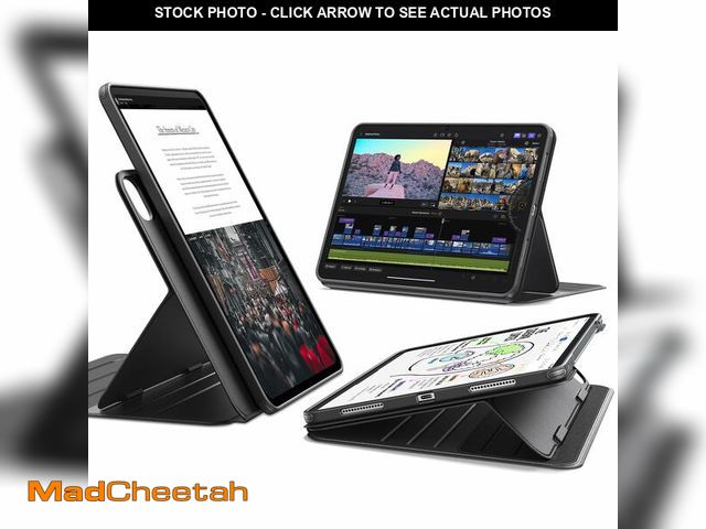 Lot 74-12602513 - ESR for iPad Pro 13 Inch Case M4(2024), iPad Pro 13 Rotating Case with Removable Magnetic Cover, Adj...