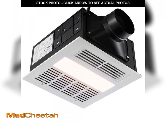 Lot 74-12365531 - SKYSHALO Bathroom Exhaust Fan 110 CFM Ceiling No Cut Installation Ventilation Bathroom Exhaust Fan w...