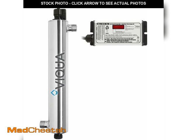 Lot 74-12267373 - VIQUA VH410 Home Stainless Steel Ultraviolet Water System - 18 GPM 3/4 MNPT 120V - USED