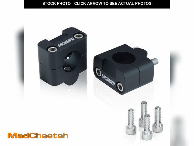Lot 74-14152607 - Sawrain Universal Motorcycle Handlebar Risers for 1-1/8" 28mm 7/8" 22mm - Dirt Bike Handlebars Clamp...