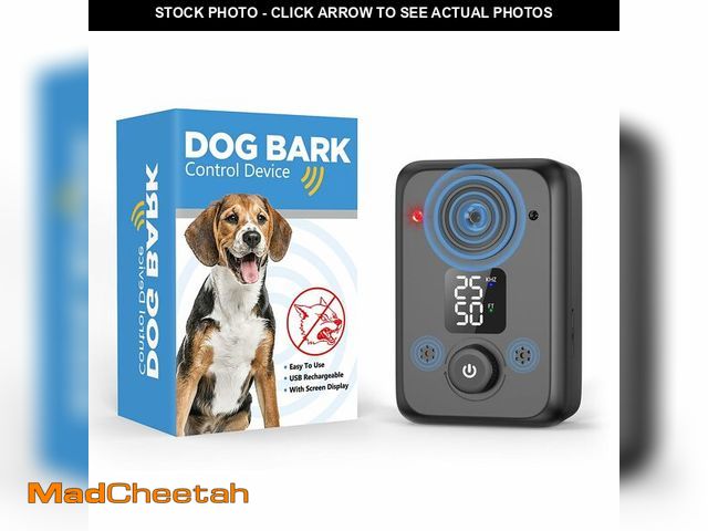 Lot 74-13548691 - STANWIS Anti Barking Device for Dogs,50FT Effective Range bark Deterrent Device,3 Modes Rechargeable...