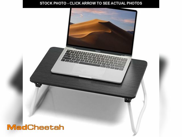 Lot 74-13624765 - FISYOD Foldable Lap Desk, Laptop Bed Desk, Portable Bed Table, Laptop Stand for Bed &amp; Couch, Lig...