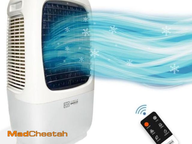 Lot 74-11708975 - Circle Breeze - Powerful Evaporative Air Cooler Fan/Swamp Cooler - Enjoy Cool Comfort All Summer - 4...