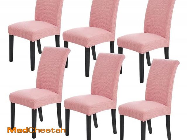 Lot 74-12124673 - Joccun Chair Covers for Dining Room Set of 6,Dining Chair Slipcovers Stretch Dining Room Chair Cover...
