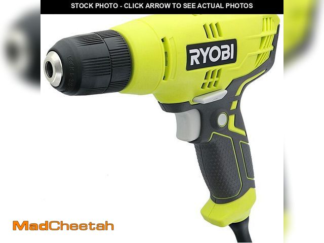 Lot 74-12790152 - Ryobi 5.5-Amp 3/8 In. Variable Speed Corded Electric Drill - D43K - UNUSED