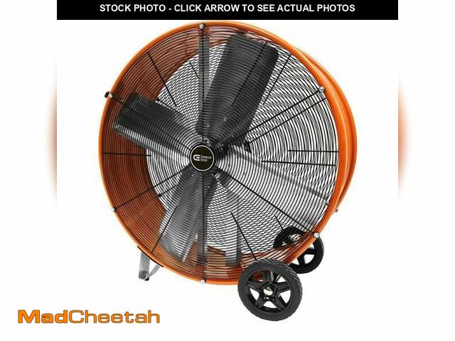 Lot 74-12576432 - Commercial Electric 30 in. Heavy Duty 2-Speed Direct Drive Drum Fan - UNUSED