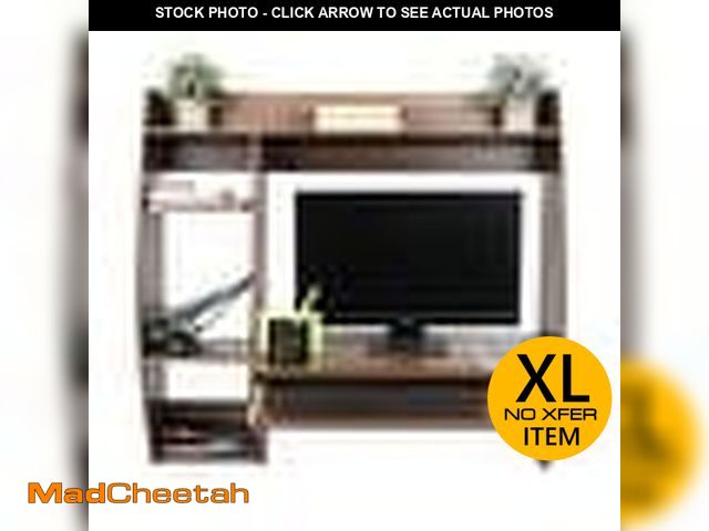 Lot 74-12570625 - Mind Reader Wall Mounted Floating Wood Desk Table - UNUSED