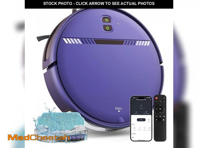 Lot 74-11556088 - Robot Vacuum and Mop Combo, WiFi/App/Voice, Robotic Vacuum Cleaner with Schedule, 2 in 1 Mopping Rob...
