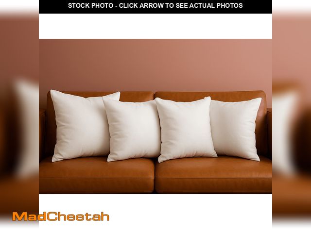 Lot 74-12850284 - (MISSING PILLOW) Trendy Home 20x20 Hypoallergenic Stuffer Home Office Decorative Cushion Insert (Pac...