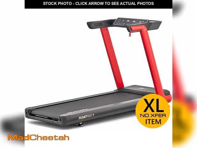 Lot 74-13778353 - Reebok FR30z Floatride Treadmill - Red with Incline, Bluetooth, Walking or Running, 4 HP, 12.4 MPH, ...