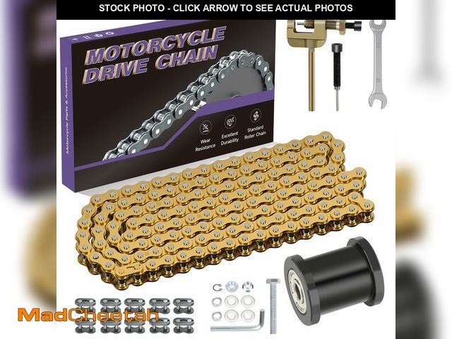 Lot 74-14332525 - CILOYU 35 Gold Chain Mini Bike Chain Tensioner Compatible with Coleman CT100U CC100X Predator 97cc 1...