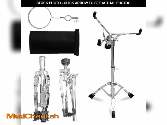 Lot 74-13965487 - Snare Drum Stand With Drum Sticks Holder, DrumPad Stand Adjustable Height 14.5 to 23 Inches, Accesso...