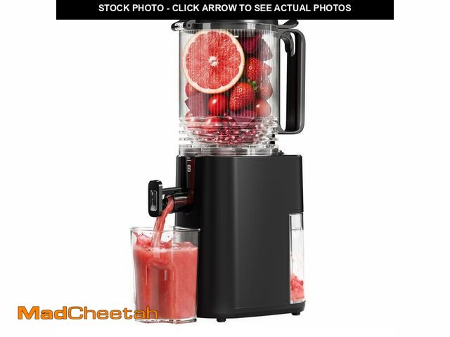 Lot 74-14207469 - Cold Press Juicer, 5.5inch Wide Feed Chute Juicer Extractor Machine, Slow Masticating Juicer for Who...