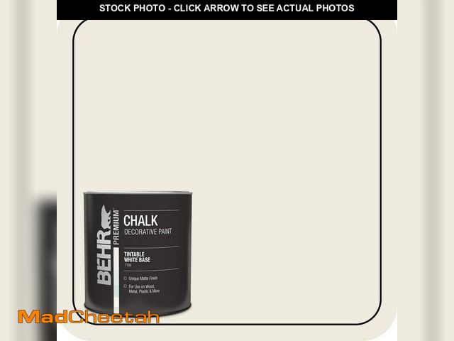 Lot 74-14074485 - BEHR PREMIUM 1 qt. #BCP09 Farmhouse White Interior Chalk Decorative Paint - UNUSED
