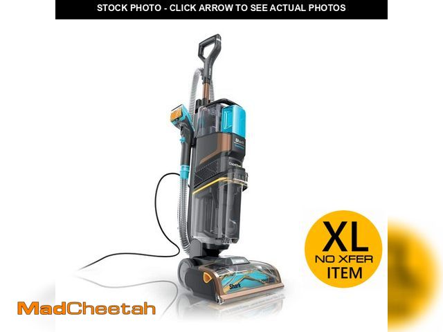 Lot 74-12692632 - *DIRTY/SCRATCHED/MISSING TOP CONTAINER* Shark Carpetxpert Hairpro Pet with StainStriker, Corded Deep...