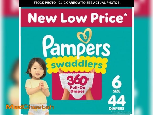Lot 74-14348955 - Diapers - Swaddlers 360 degree - Size 6, 44 Count, up to 100% Leakproof Comfy Dry Fit, Designed for ...