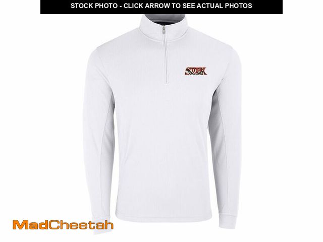 Lot 74-12785743 - Vantage Apparel Minor League Baseball Lake Elsinore Storm 1/4-Zip Tech Pullover, White, Small - UNUS...