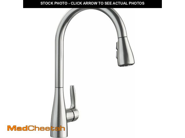 Lot 74-13382195 - BLANCO, Stainless 442208 ATURA High Arc Pull-Down Dual Spray Kitchen Faucet, 1.5 GPM - UNUSED