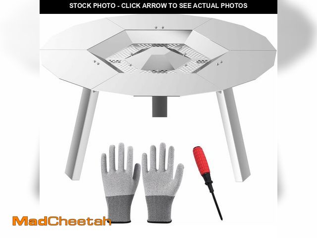 Lot 74-12712718 - Heat Deflector for Solo Stove Bonfire 19.5", Heat Deflector for Solo Stove Bonfire Accessory with 3 ...