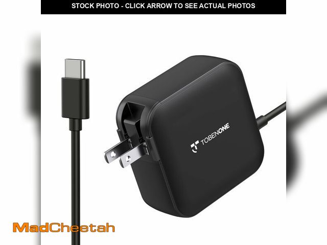 Lot 74-14432773 - TobenONE 100W USB C Laptop Charger, Universal GaN III Power Supply Adapter - UNUSED