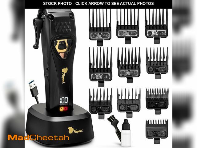 Lot 74-12876386 - Fagaci Professional Hair Clippers for Men with DLC Blades and High Torque, Vector Motor 12000 RPM Pr...