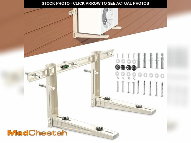 Lot 74-13710679 - Toutgood Mini Split Wall Mounting Bracket, Heavy-Duty Wall Bracket for 7000 Btu to 12000 Btu Outdoor...