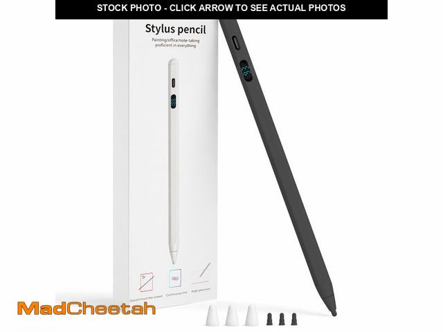 Lot 74-13954698 - Stylus Pen for iPad &amp; iPhone, Smartphone, Dual OS Active Pencil with LED Display, Universal X3 S...