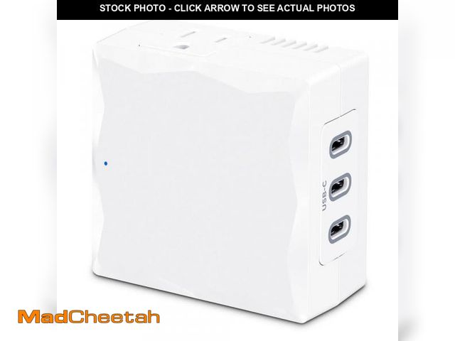 Lot 74-11825605 - CyberPower 2-Outlet Wall Tap Surge Protector with 3-USB-C Ports, White - UNUSED