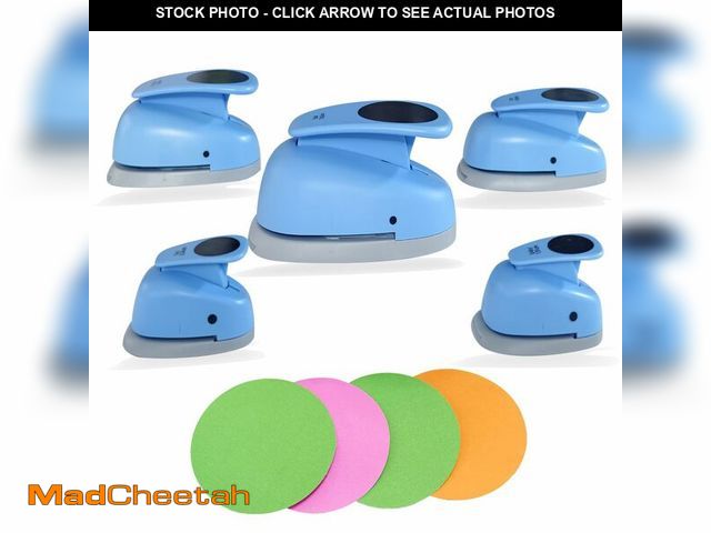 Lot 74-14058015 - Circle Punch, 5 Sizes Creative Circle Hole Punch Cutters for Paper Crafts, Cardstock, Gift Wrapping,...