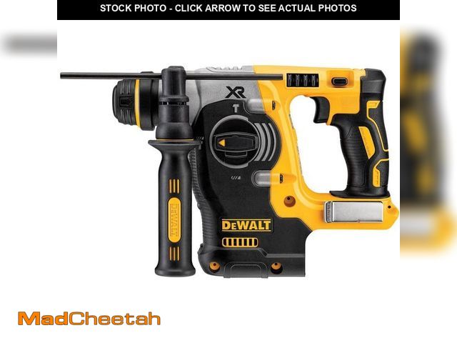 Lot 74-12684501 - DEWALT 20V MAX XR Cordless Brushless 1 in. SDS Plus L-Shape Rotary Hammer (Tool Only) - USED